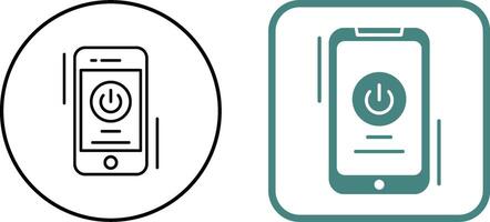 Power Button Icon Design vector