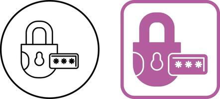 Lock Icon Design vector
