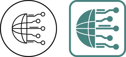 Network Icon Design vector