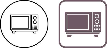 Microwave Icon Design vector