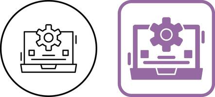 Laptop Icon Design vector