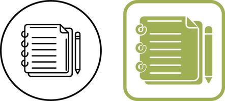 Write Icon Design vector