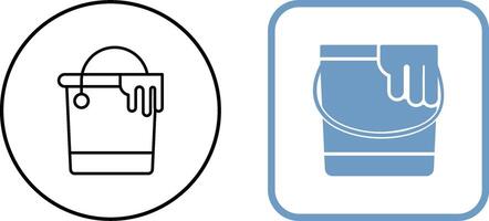 Paint Bucket Icon Design vector