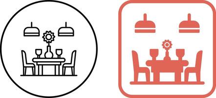 Table Icon Design vector