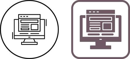 Adaptive Layout Icon Design vector