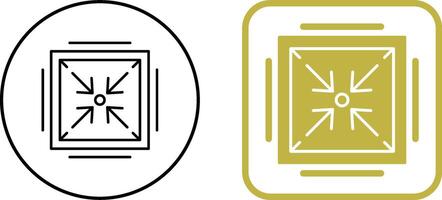 Minimize Icon Design vector