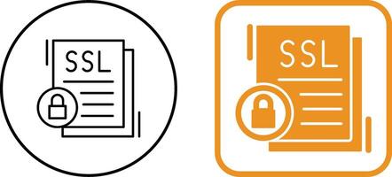 SSL Icon Design vector