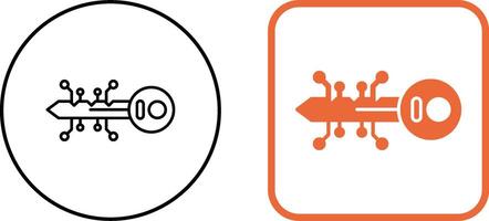 Key Icon Design vector