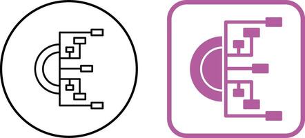 Flowchart Icon Design vector