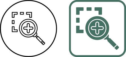 Zoom In Icon Design vector