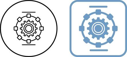 automatizado proceso icono diseño vector