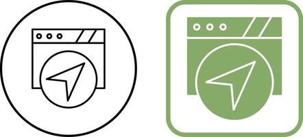 Navigation Icon Design vector