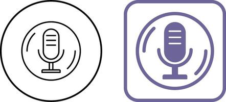 Microphone Icon Design vector