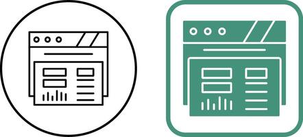 Dashboard Icon Design vector