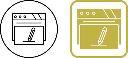 Edit Icon Design vector