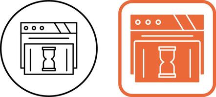 Waiting Icon Design vector