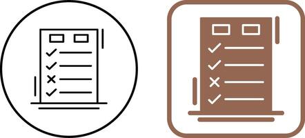 Today to Done CheckList Icon Design vector