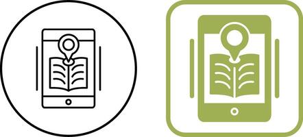 Library Icon Design vector