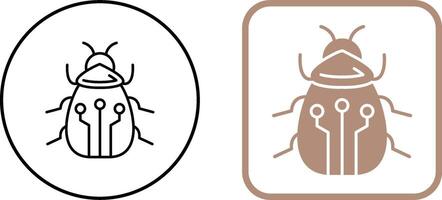 Bug Icon Design vector