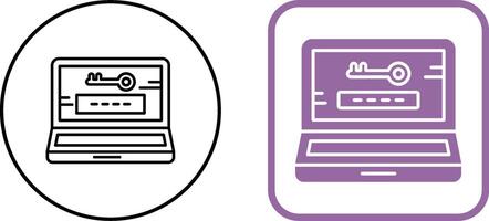Password Icon Design vector