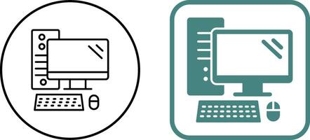 Computer Icon Design vector