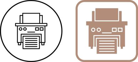 Printer Icon Design vector