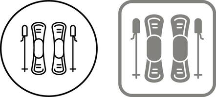 Ski Icon Design vector