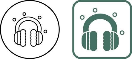 Earmuff Icon Design vector