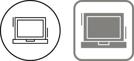 Laptop Icon Design vector