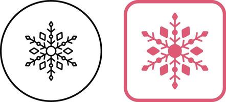 Snow Flake Icon Design vector