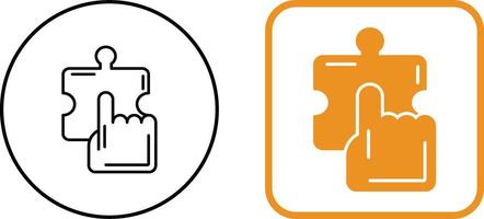 Quick Selection Icon Design vector