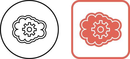 Mental Control Icon Design vector