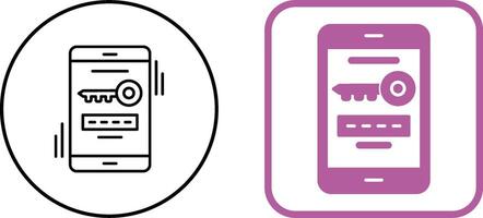 One Time Password Icon Design vector
