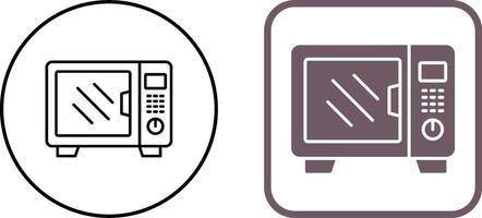 Microwave Icon Design vector