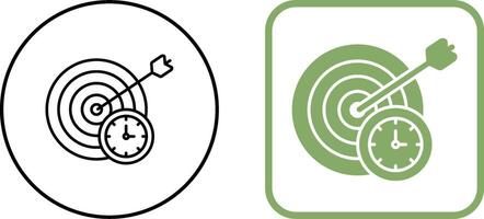 In Time Icon Design vector