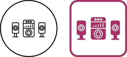 Sound System Icon Design vector