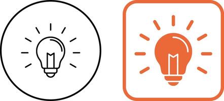 Light Bulb Icon Design vector