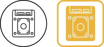 Ssd Icon Design vector