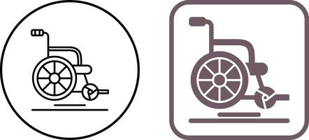 Wheel Chair Icon Design vector