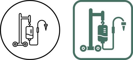 Intravenous Icon Design vector
