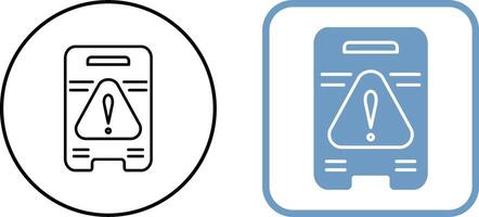 Caution Sign Icon Design vector
