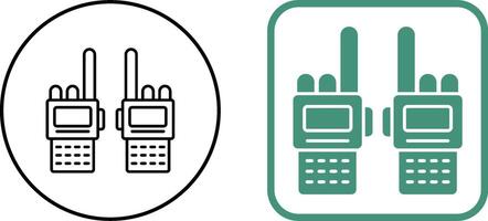 Walkie Talkie Icon Design vector