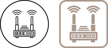 Router Icon Design vector