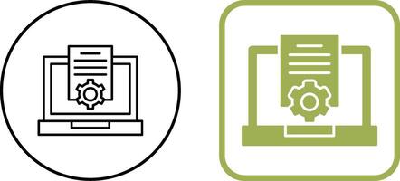 Research Icon Design vector