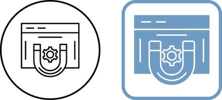 Magnet Icon Design vector