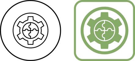 Solution Icon Design vector