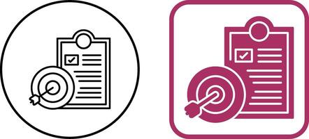 Goals Icon Design vector