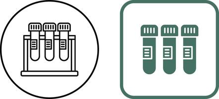 Test Tube Icon Design vector