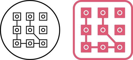 Pattern Icon Design vector