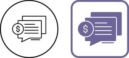 Dialog Icon Design vector